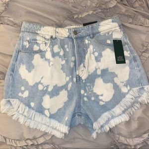 *NWT* Wild Fable Bleach Acid Wash Jean Shorts